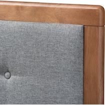 malmo gray king headboard   