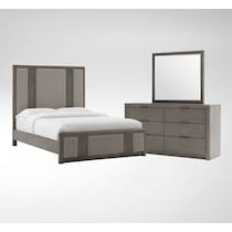 malone gray  pc queen bedroom   