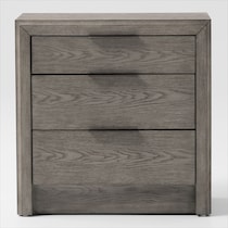 malone gray nightstand   