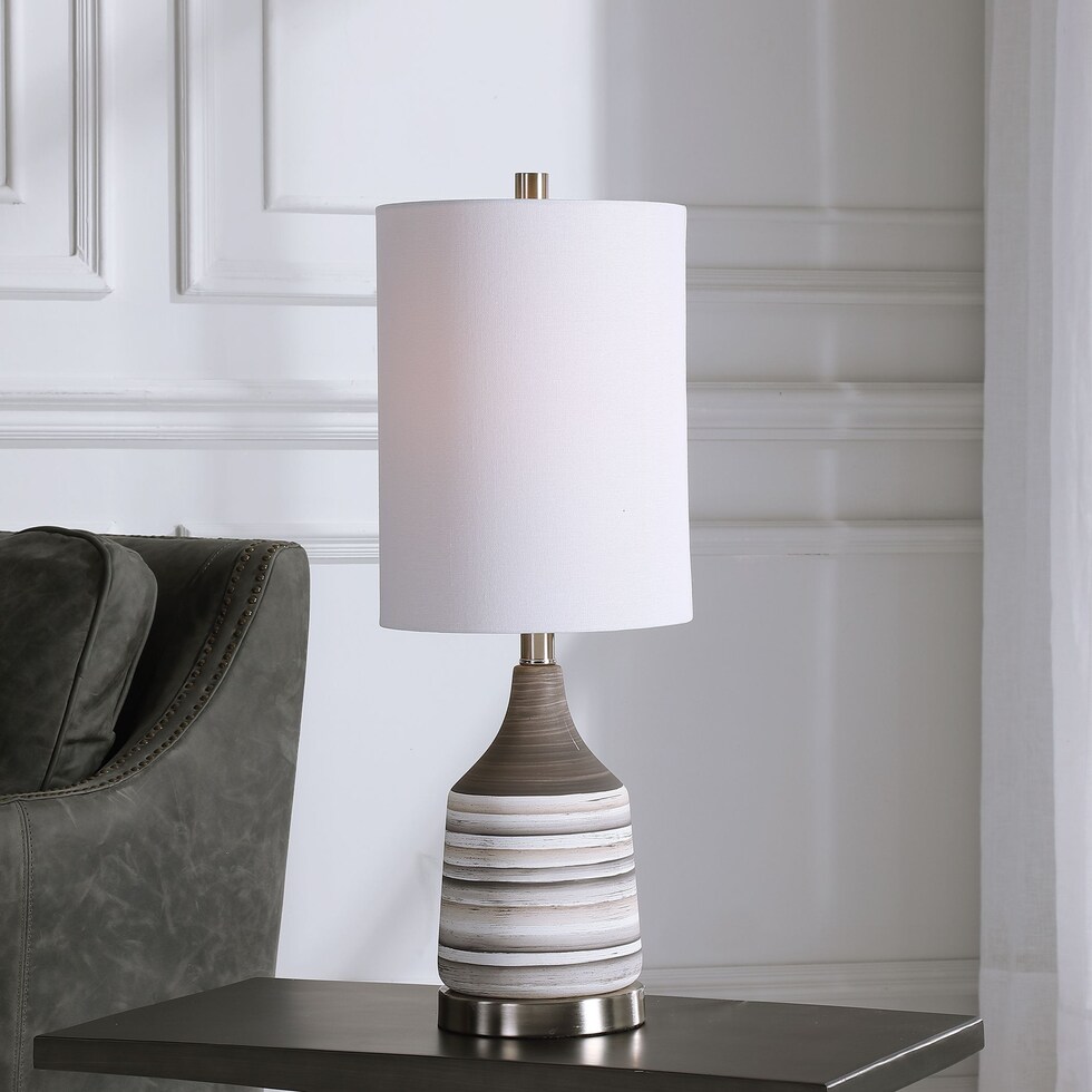 mammina gray table lamp   