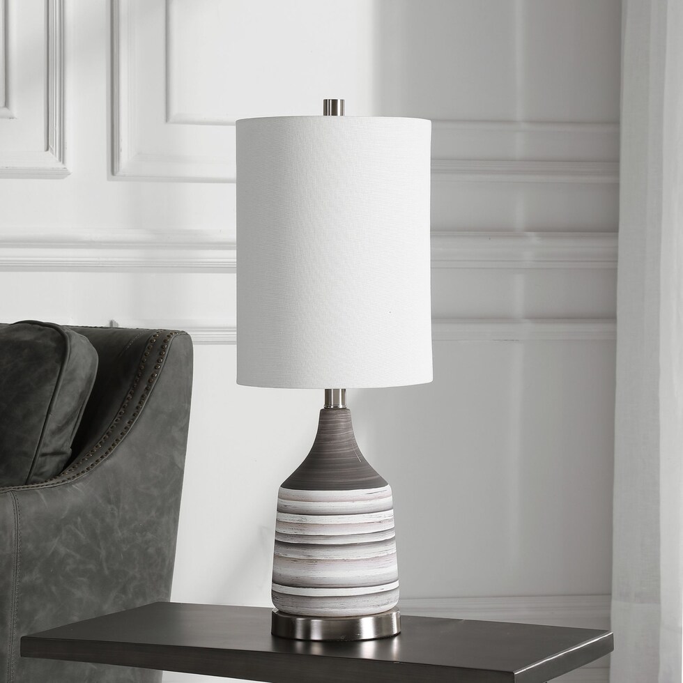 mammina gray table lamp   