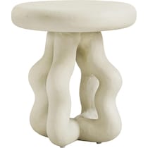 manasquan white side table   