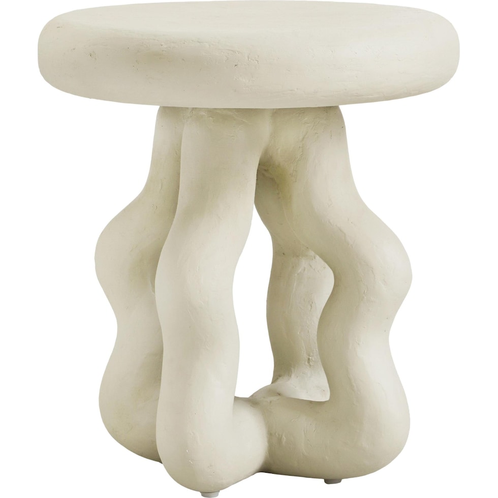 manasquan white side table   