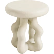 manasquan white side table   