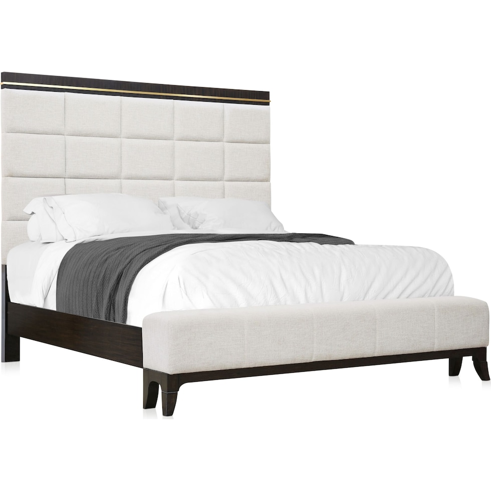 manhattan bedroom dark brown  pc king bedroom   