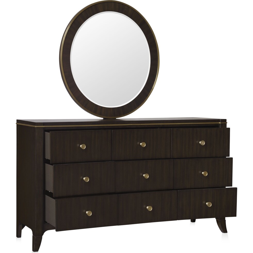 manhattan bedroom dark brown  pc king bedroom   