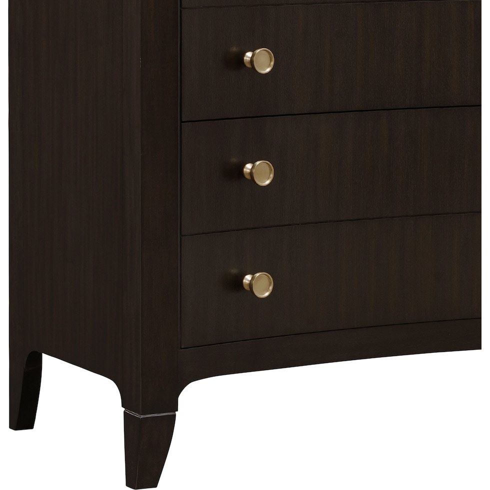 manhattan bedroom dark brown chest   