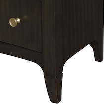 manhattan bedroom dark brown dresser and mirror   