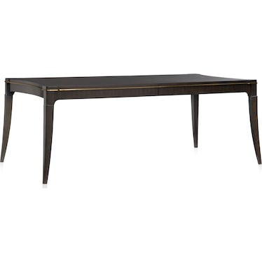 Manhattan Rectangular Dining Table with 10 Splat-Back Side Chairs