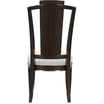 manhattan dining dark brown  pc dining room   