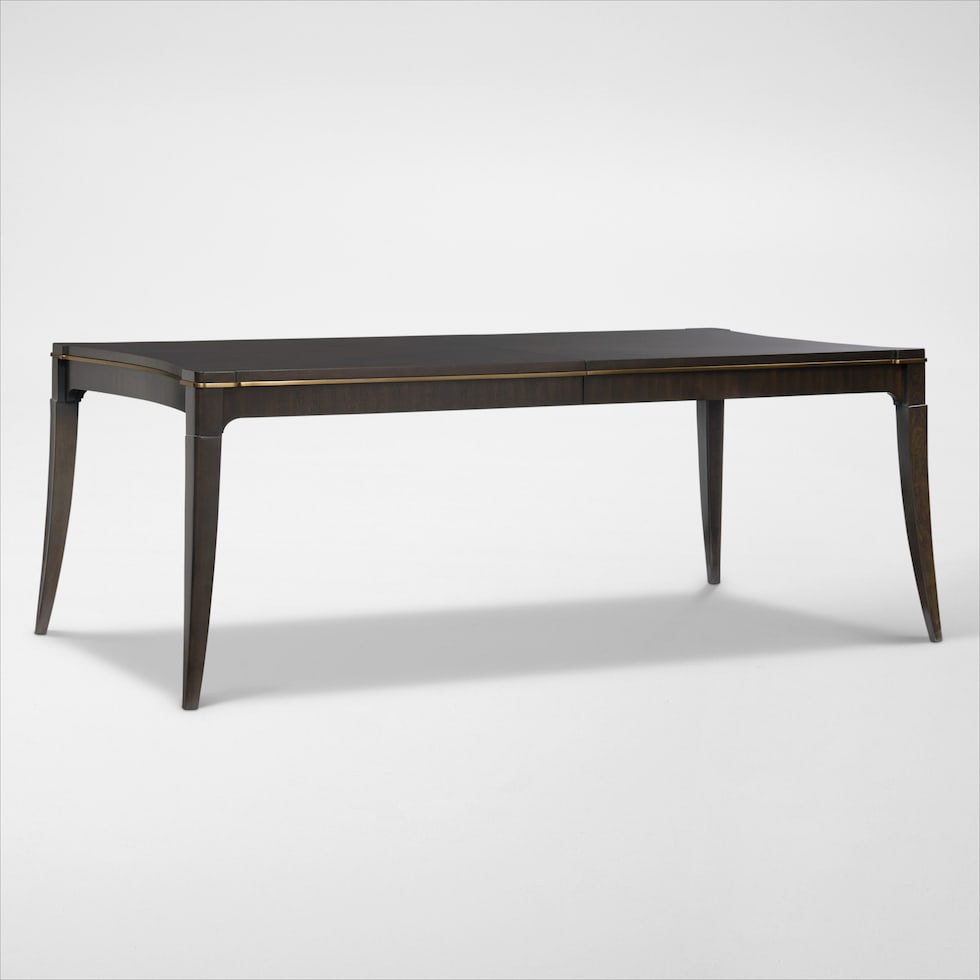 manhattan dining dark brown  pc dining room web   