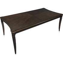 manhattan dining dark brown dining table   