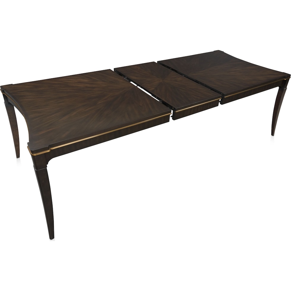 manhattan dining dark brown dining table   