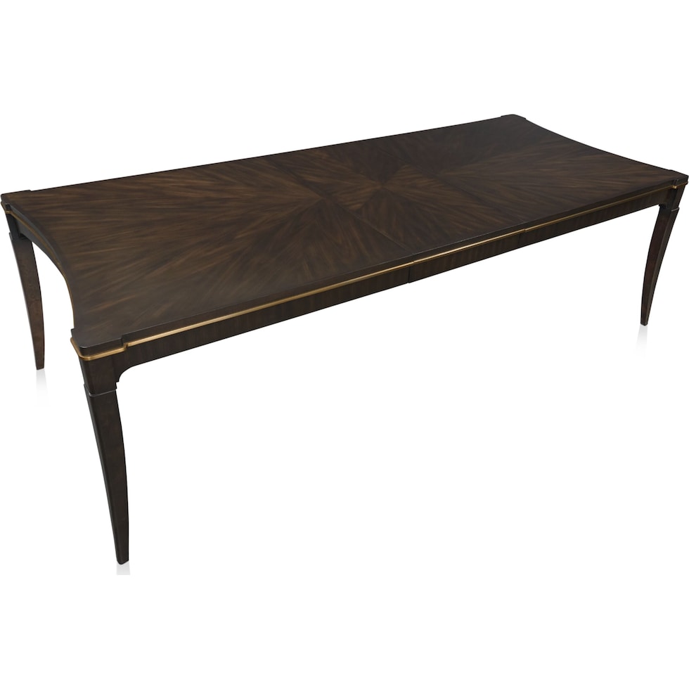 manhattan dining dark brown dining table   