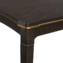 manhattan dining dark brown dining table   