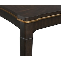 manhattan dining dark brown dining table   