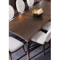 manhattan dining dark brown dining table   