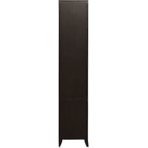 manhattan dining dark brown display cabinet   