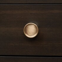 manhattan dining dark brown display cabinet   