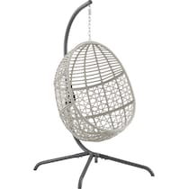 manistee gray outdoor chair   