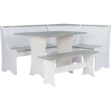 Manny Dining Table, Banquette and Bench
