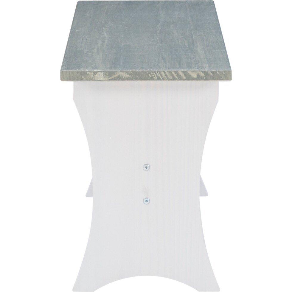manny gray white corner nook   