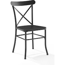 manteo black outdoor chair set   