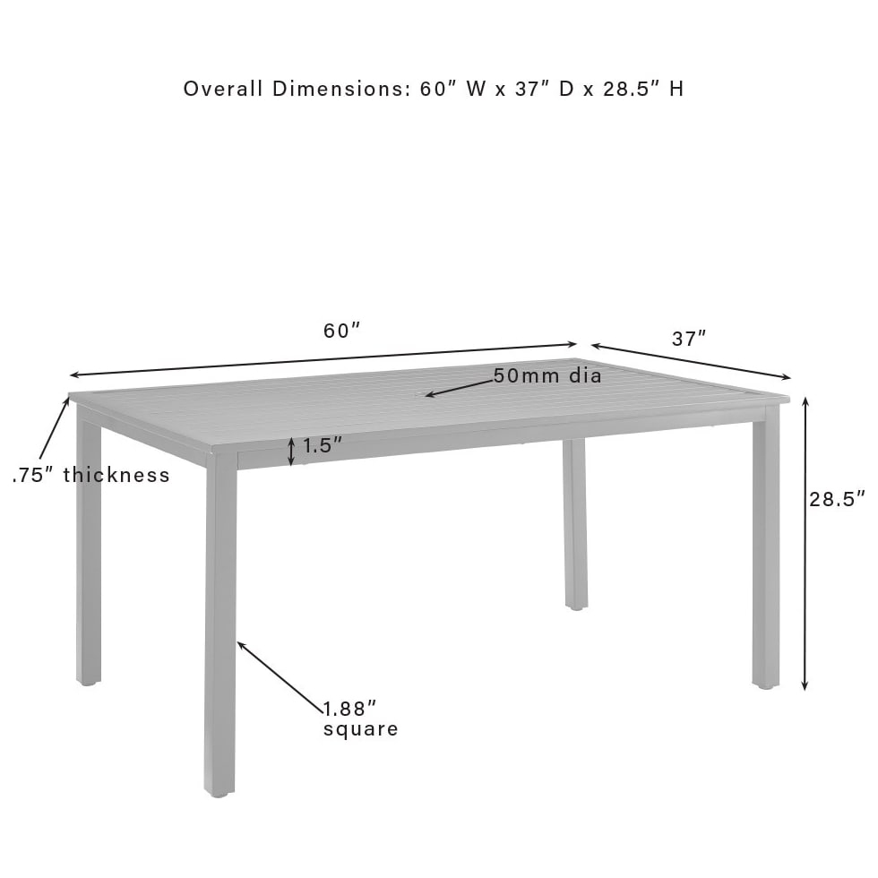 manteo black outdoor dinette   