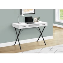 manuel white desk   