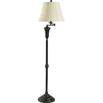 maor dark brown floor lamp   