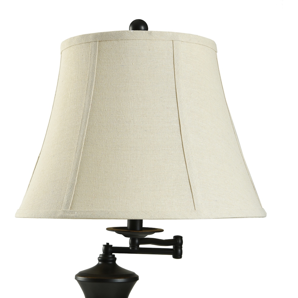 maor dark brown floor lamp   
