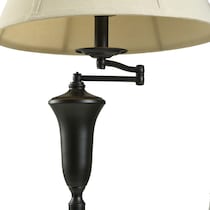 maor dark brown floor lamp   