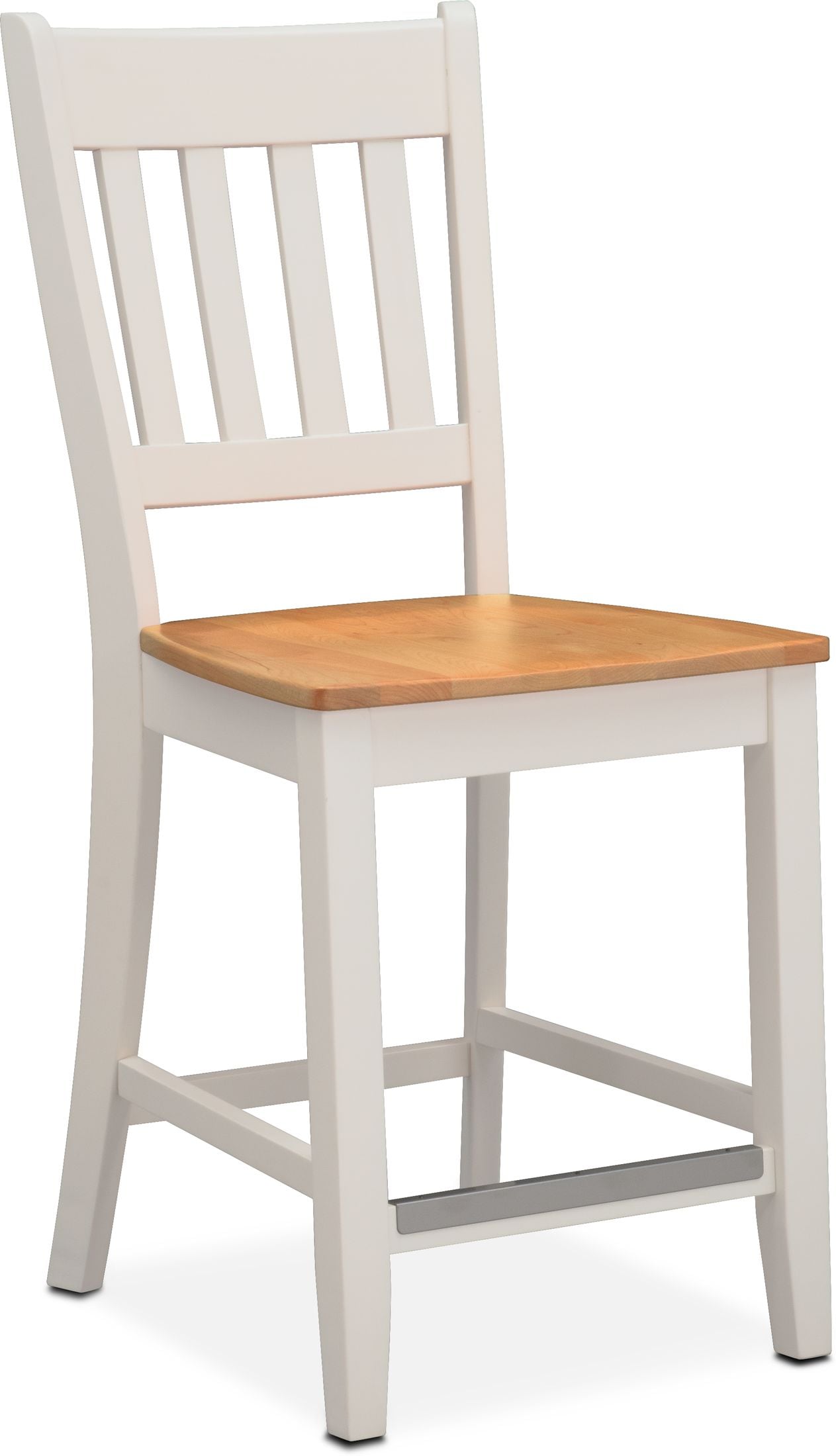 Nantucket Counter-Height Slat-Back Dining Chair | American Signature Furniture