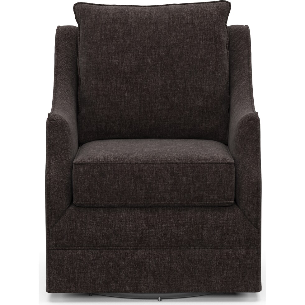 mara dark brown accent chair   