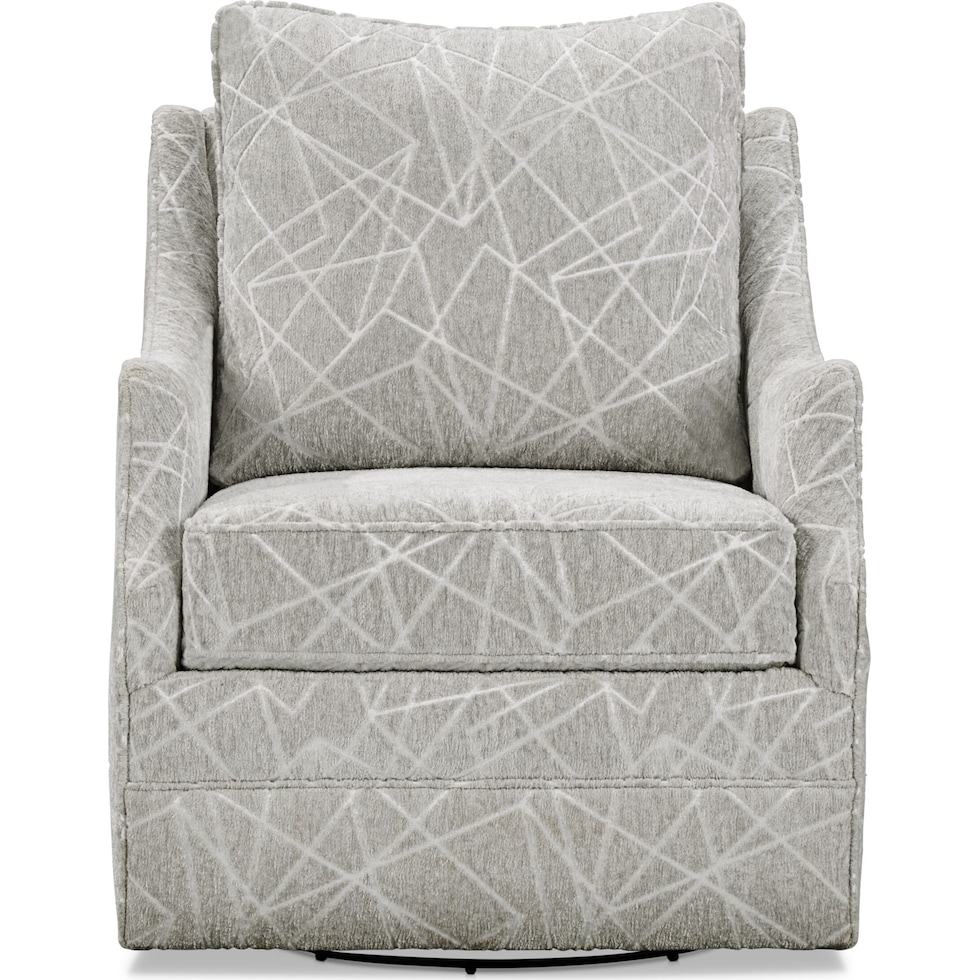 mara gray accent chair   