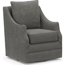mara gray swivel chair   