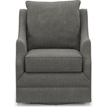 mara gray swivel chair   