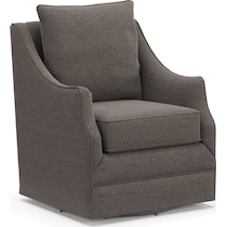 mara gray swivel chair   