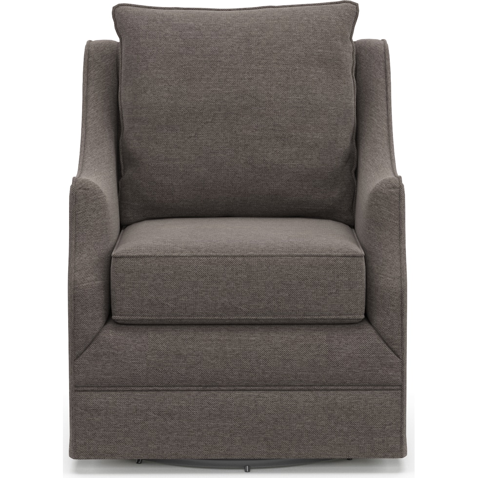 mara gray swivel chair   