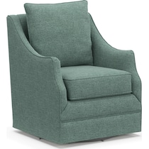 mara green swivel chair   