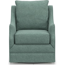 mara green swivel chair   