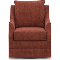 mara orange swivel chair   