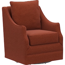 mara red swivel chair   