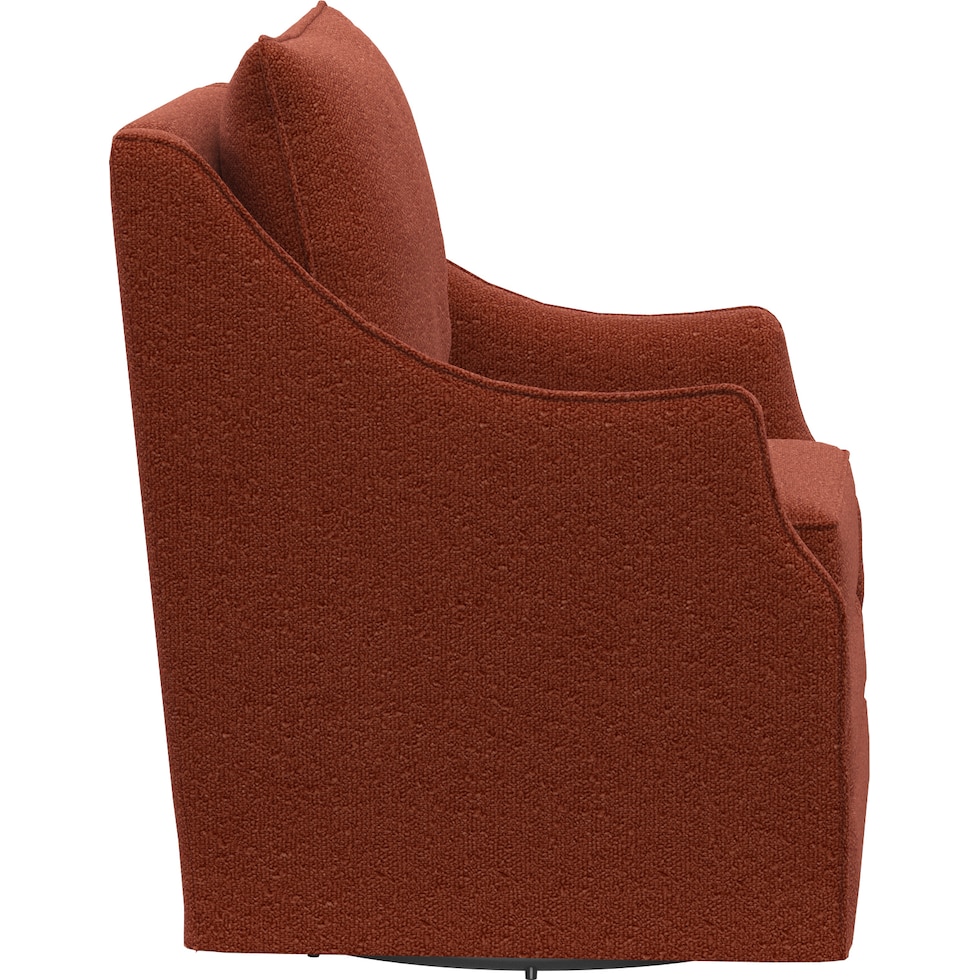 mara red swivel chair   