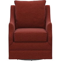 mara red swivel chair   