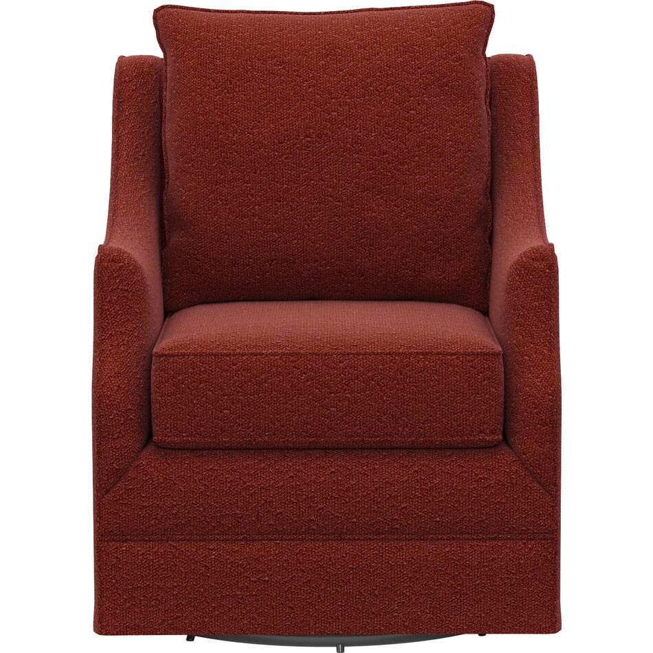 mara red swivel chair   