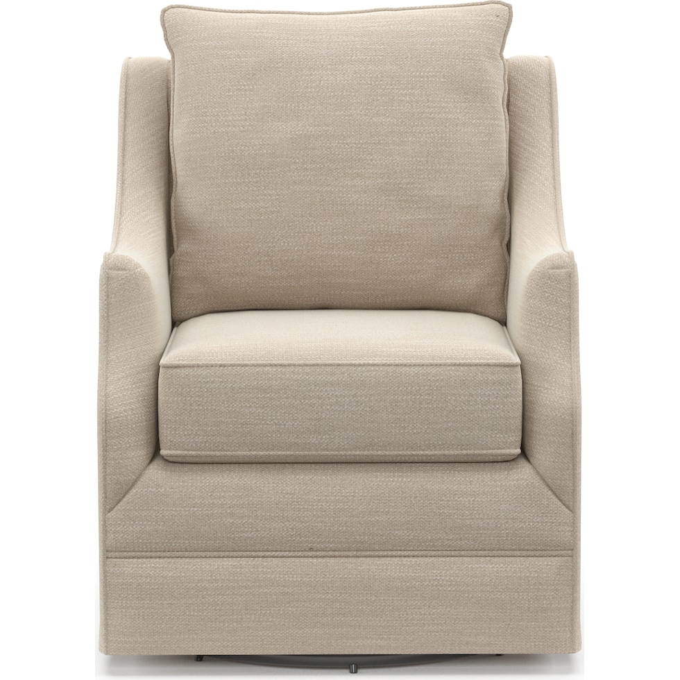 mara white swivel chair   