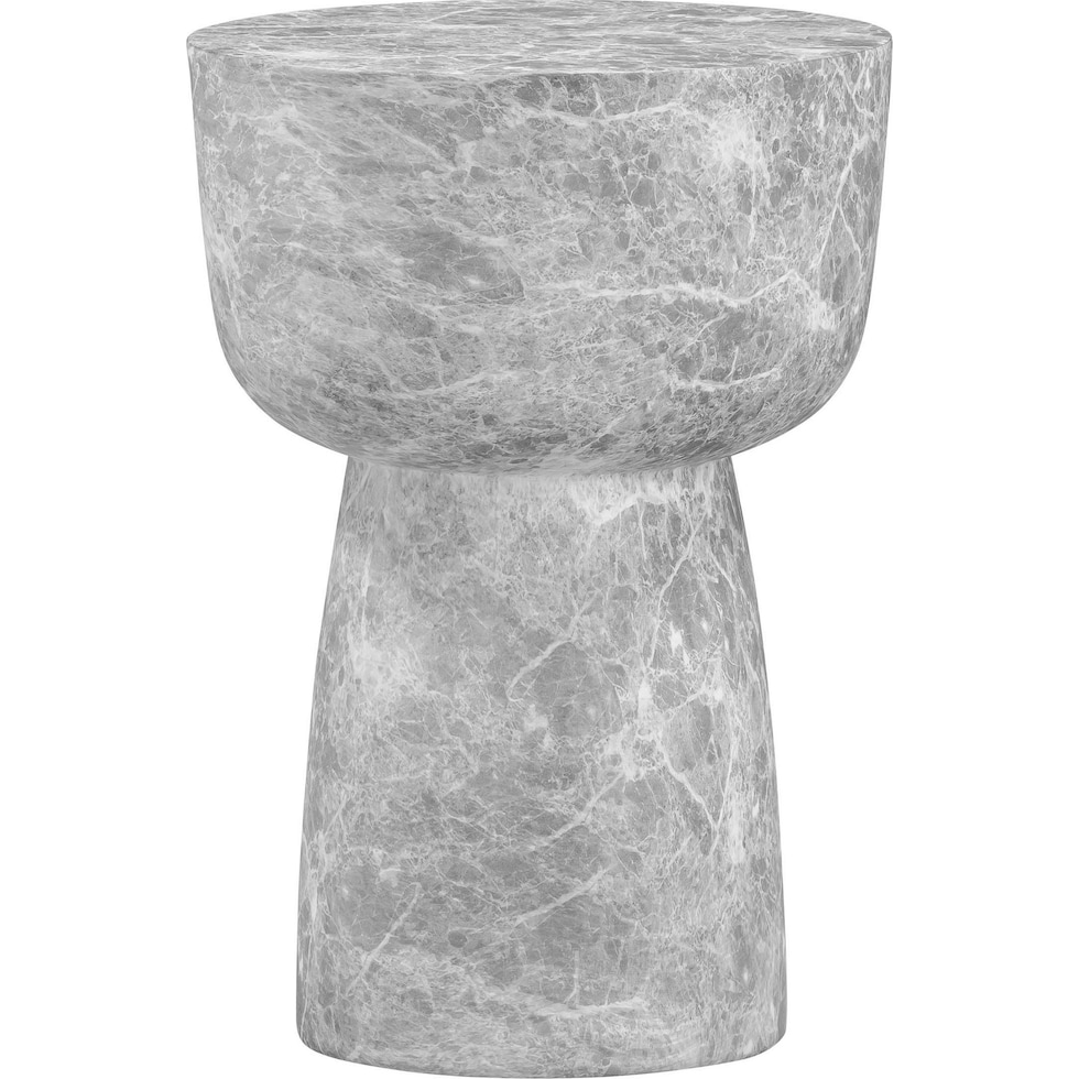 marblehead gray side table   