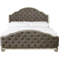 marceline silver queen bed   