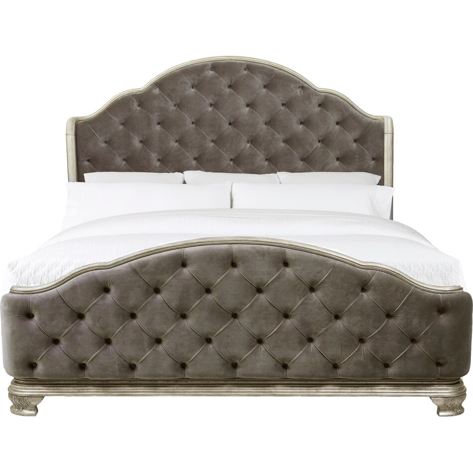 Marceline Upholstered Queen Bed | American Signature Furniture